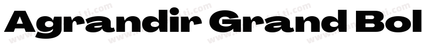 Agrandir Grand Bold字体转换